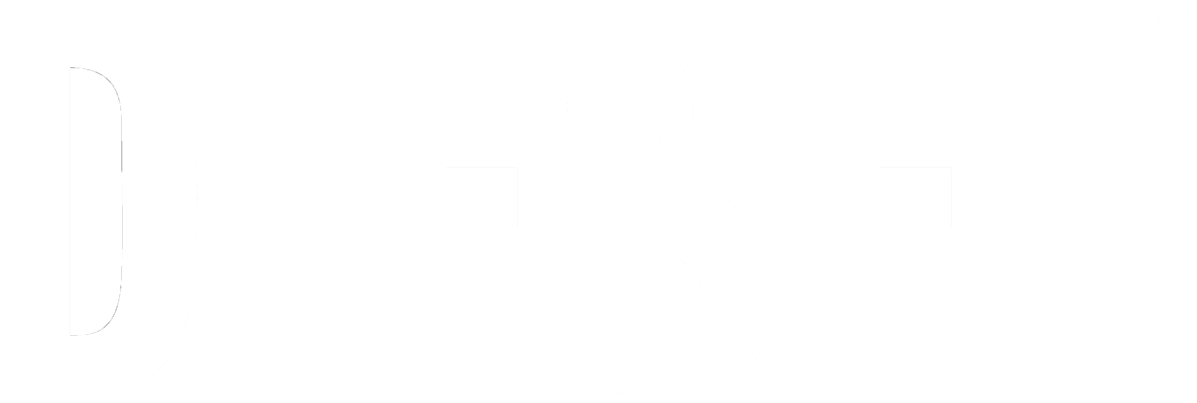 DIESEL - logotyp - vit